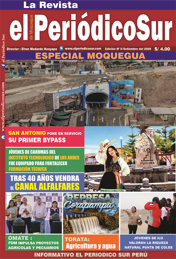 La revista el Periódico Sur edición setiembre 2026