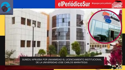 SUNEDU otorga licenciamiento institucional a la universidad José Carlos Mariátegui Moquegua